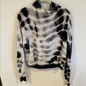 Aqua Tie Dye Knit Sweater